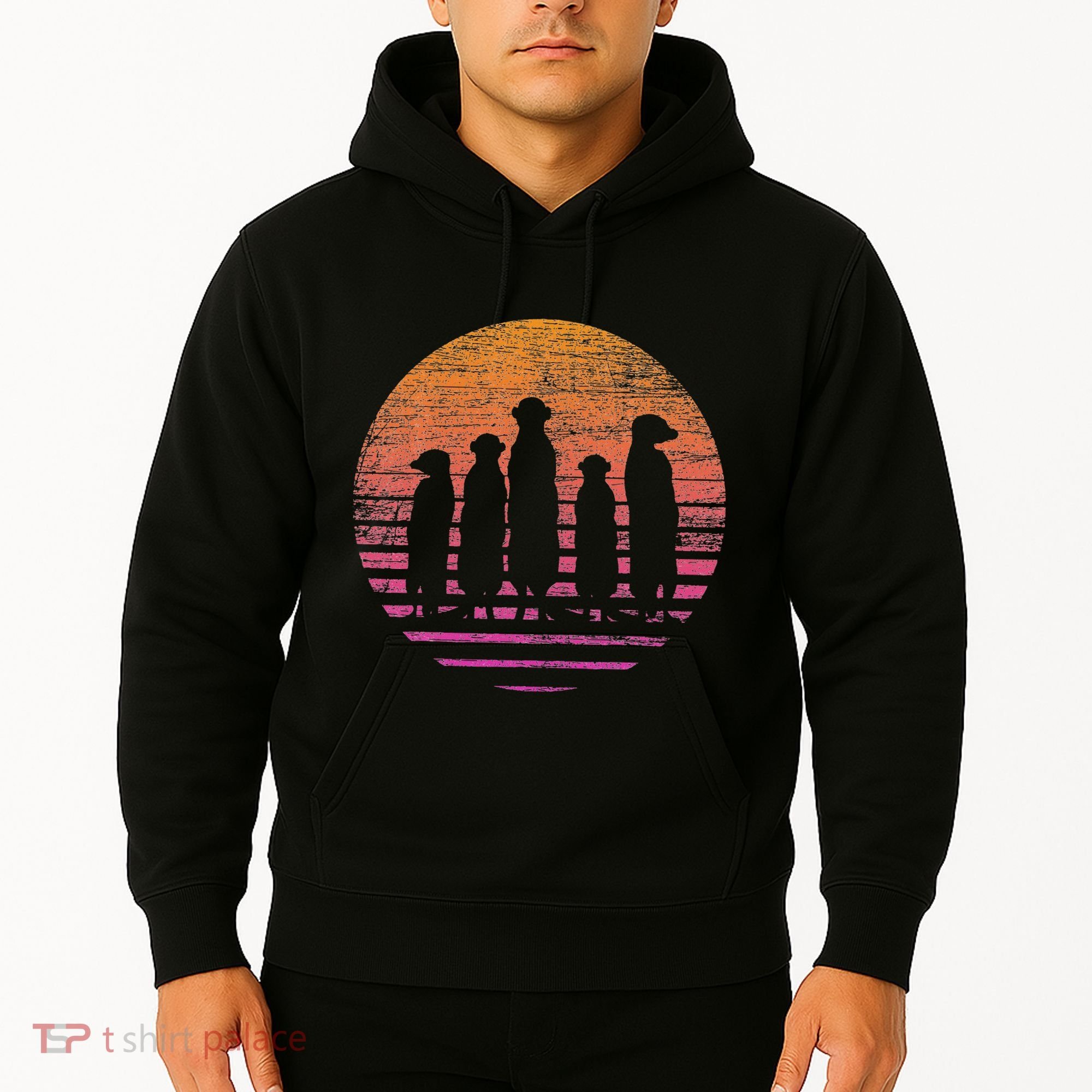 Retro Meerkat Hoodie