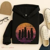 Retro Meerkat Hoodie thumb 4