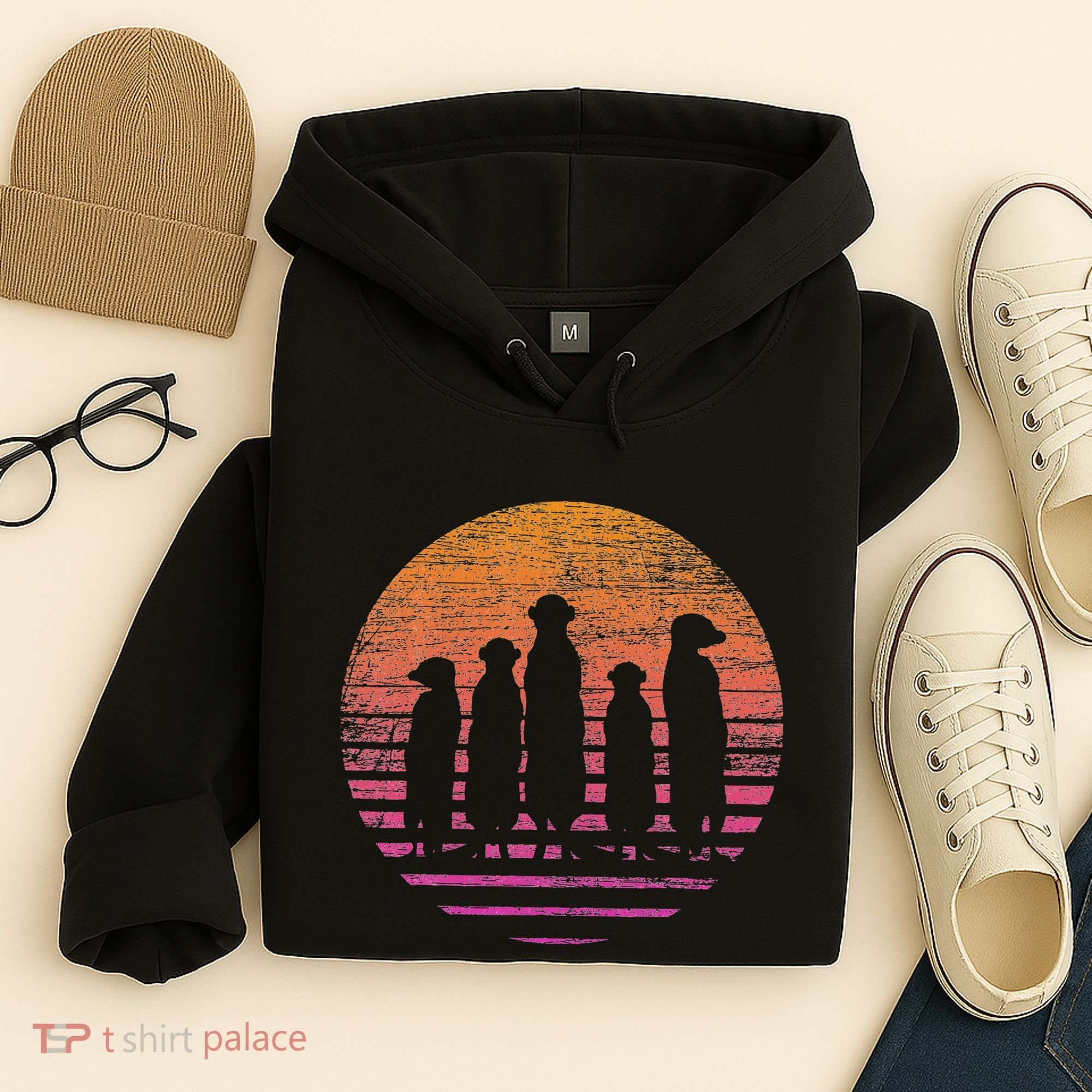 Retro Meerkat Hoodie