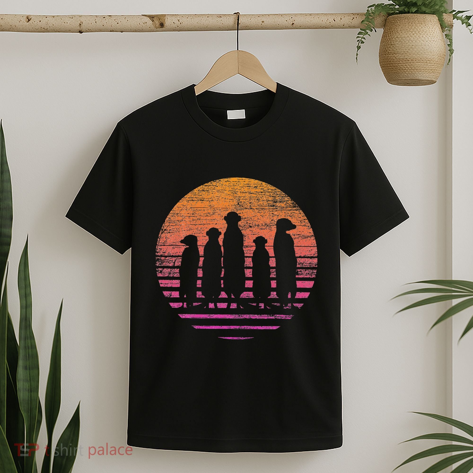 Retro Meerkat T-Shirt