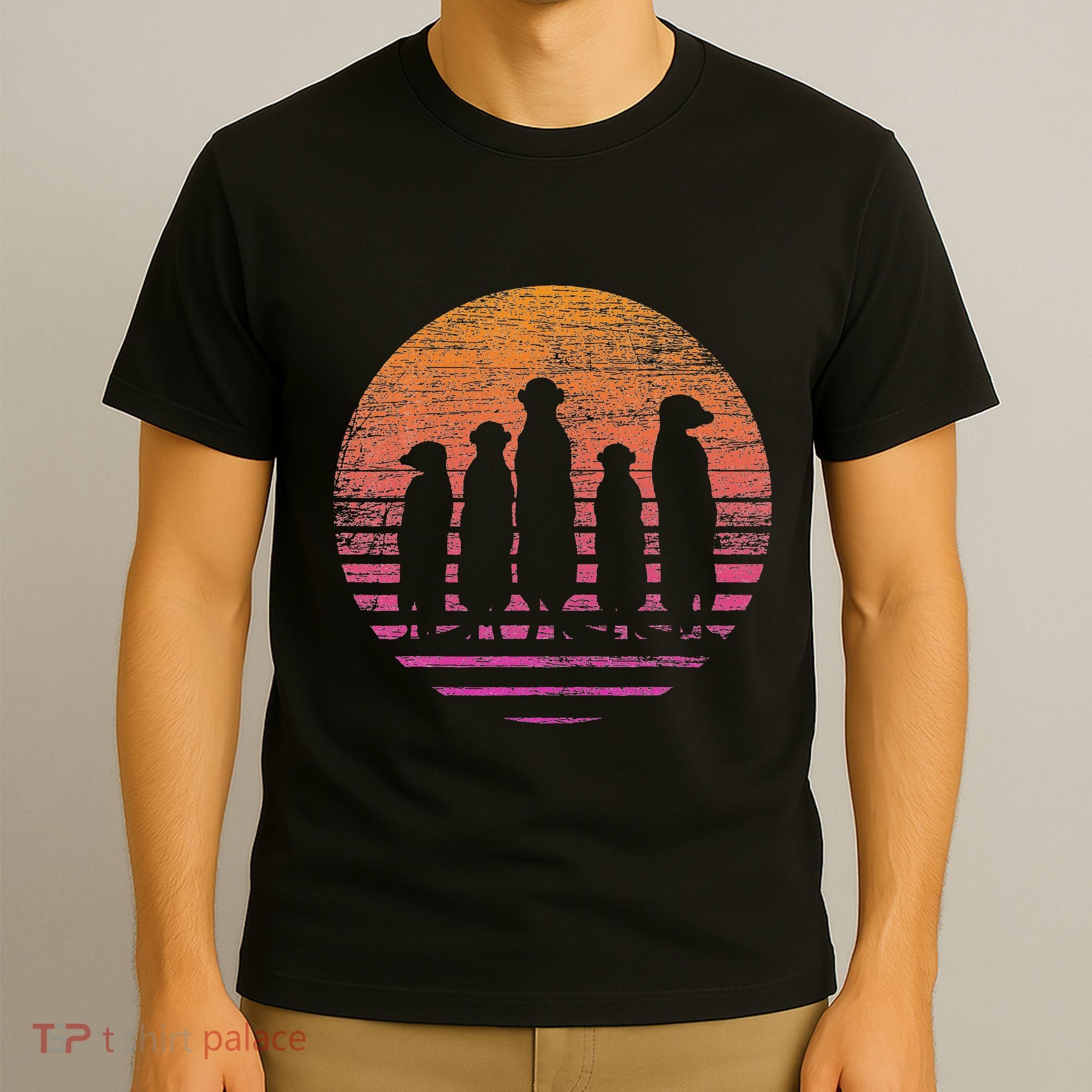 Retro Meerkat T-Shirt
