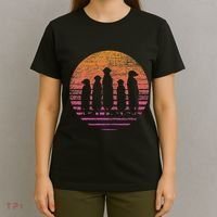 Retro Meerkat T-Shirt thumb 4