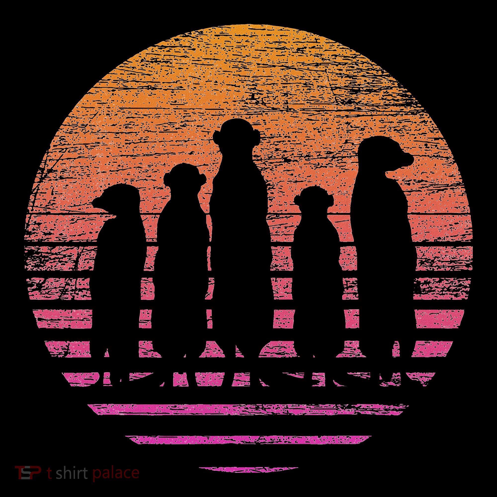 Retro Meerkat T-Shirt