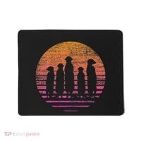 Retro Meerkat Mousepad thumb 0