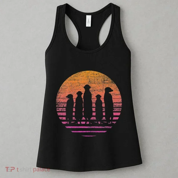 Retro Meerkat Women's Tank Top