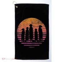 Retro Meerkat Golf Towel thumb 0