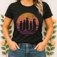 Retro Meerkat Women's T-Shirt thumb 2