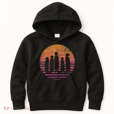 Retro Meerkat Kids Hoodie