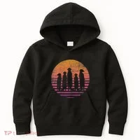 Retro Meerkat Kids Hoodie thumb 0