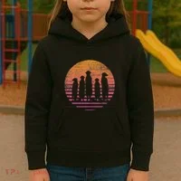 Retro Meerkat Kids Hoodie thumb 3