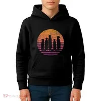 Retro Meerkat Kids Hoodie thumb 4