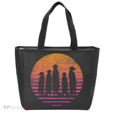 Retro Meerkat Tote Bag
