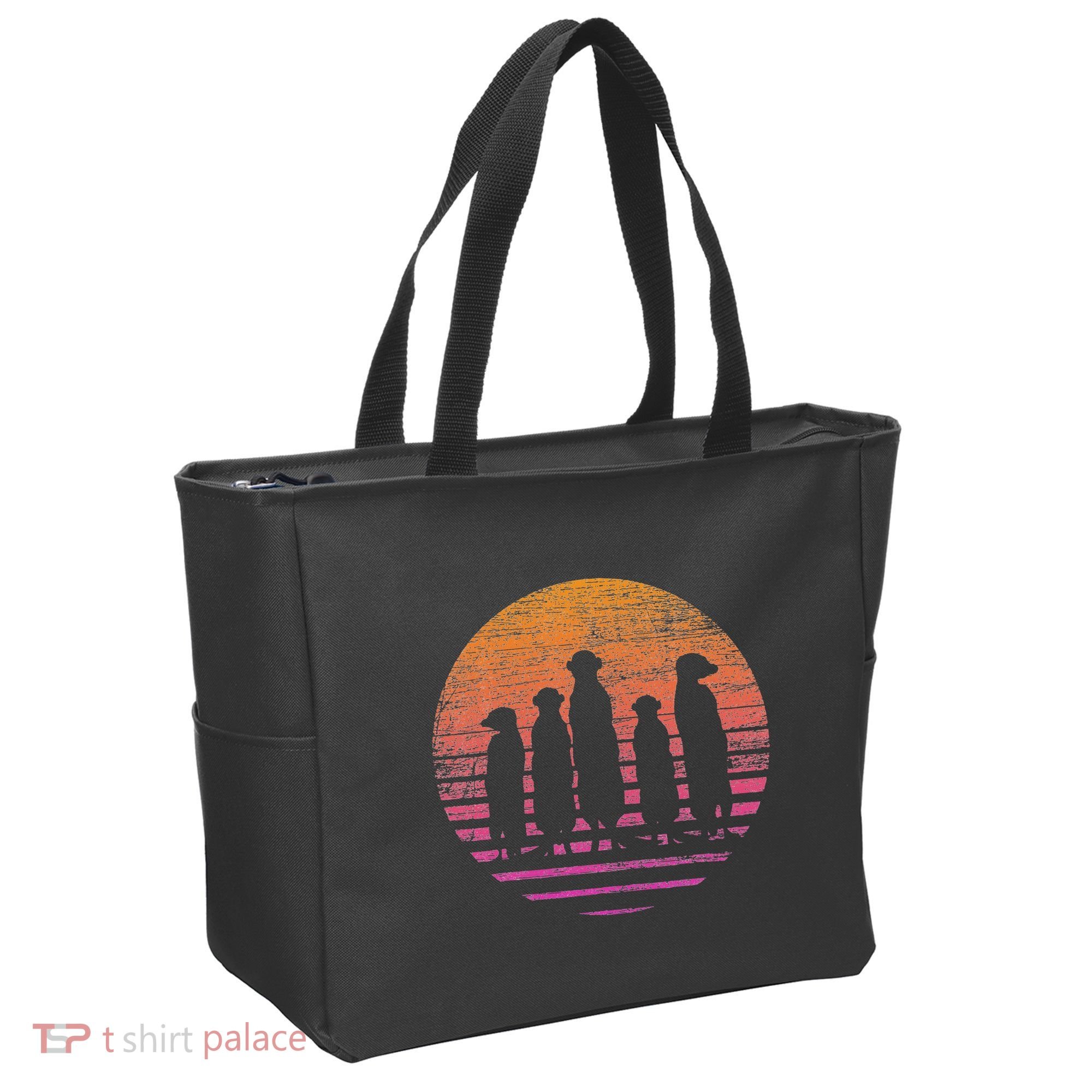 Retro Meerkat Tote Bag