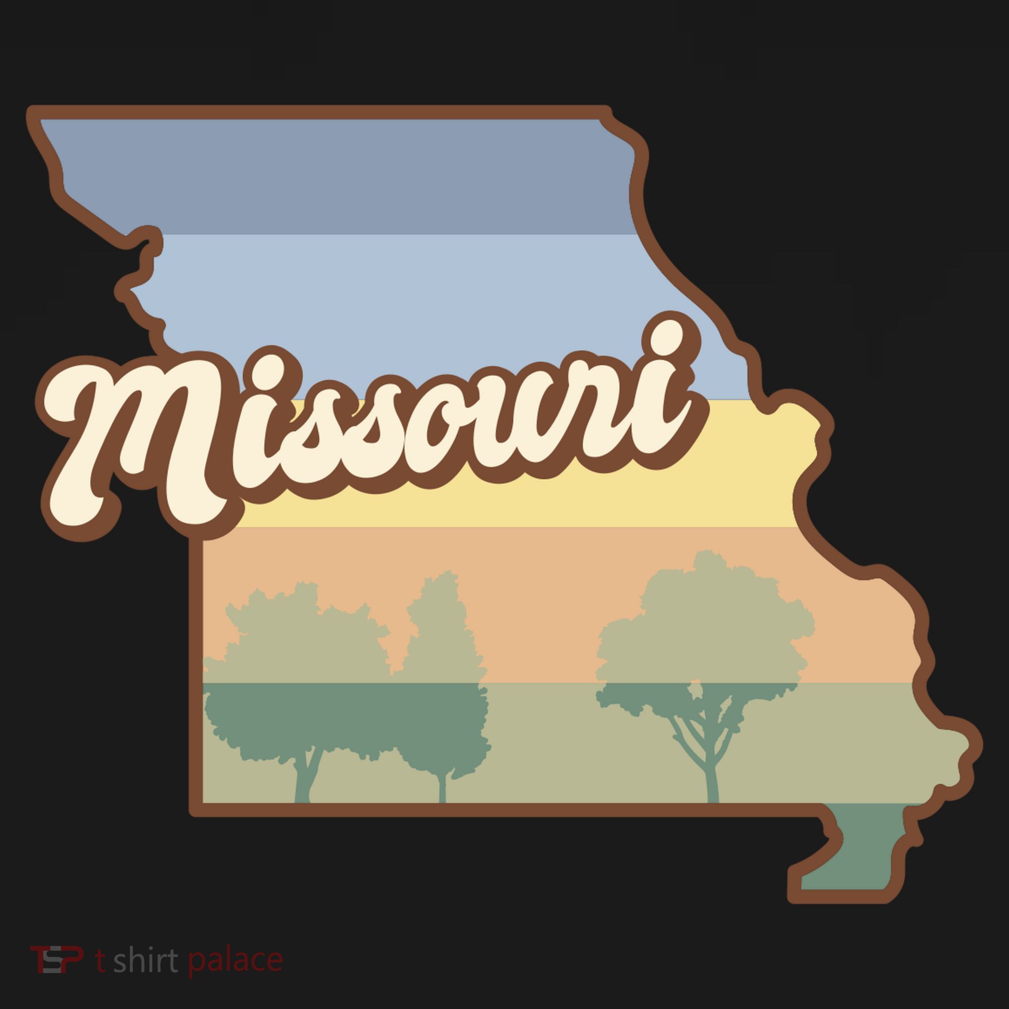 Retro Missouri Doggie Tank