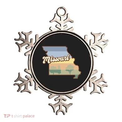 Retro Missouri Ornament
