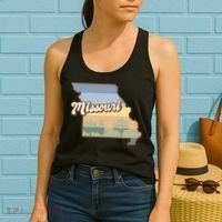 Retro Missouri Women's Tank Top thumb 2
