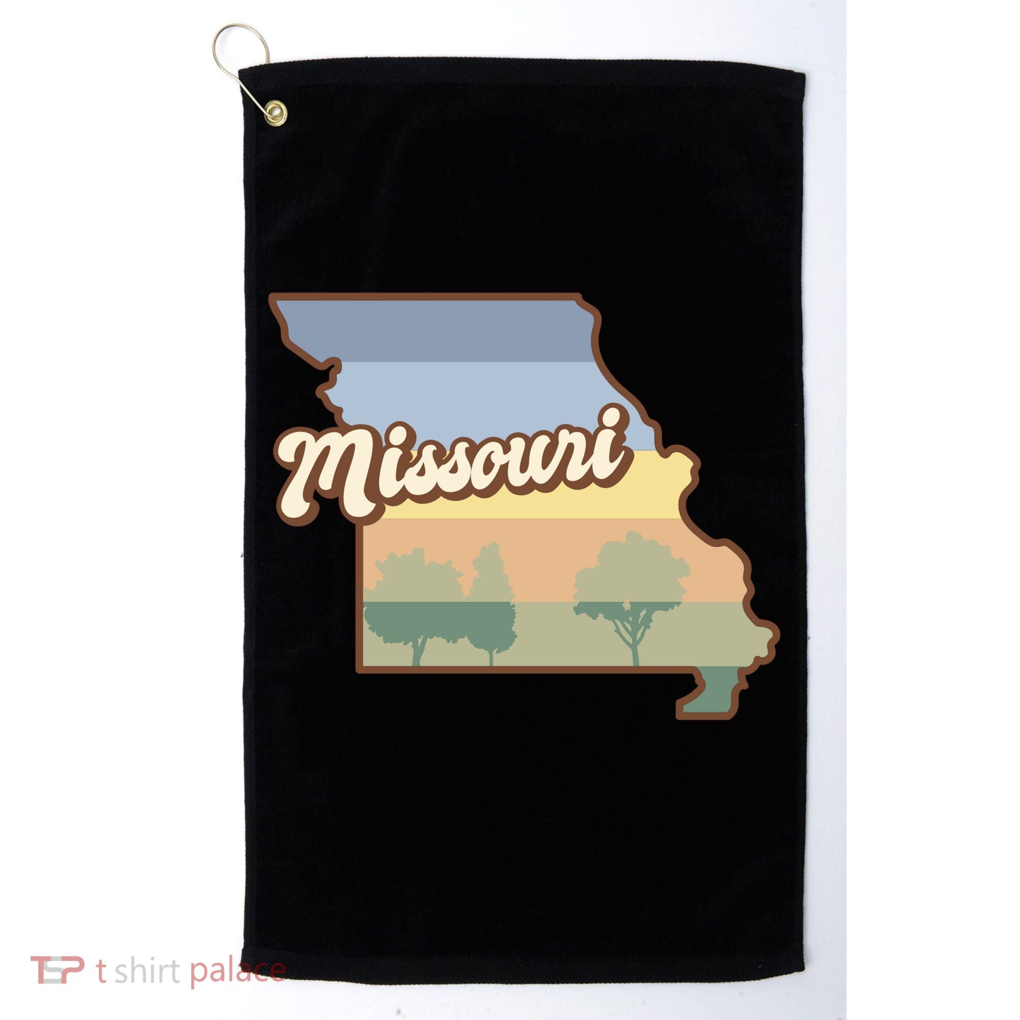 Retro Missouri Golf Towel