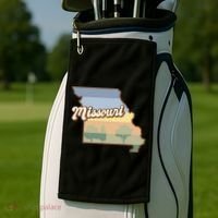 Retro Missouri Golf Towel thumb 2