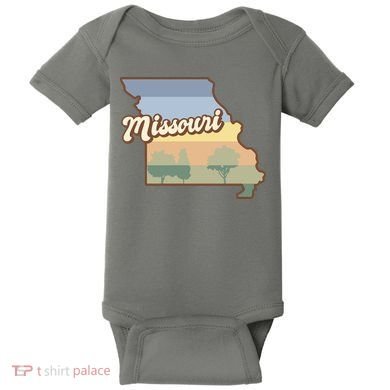 Retro Missouri Baby Bodysuit
