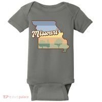 Retro Missouri Baby Bodysuit thumb 0