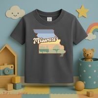 Retro Missouri Toddler T-Shirt thumb 3