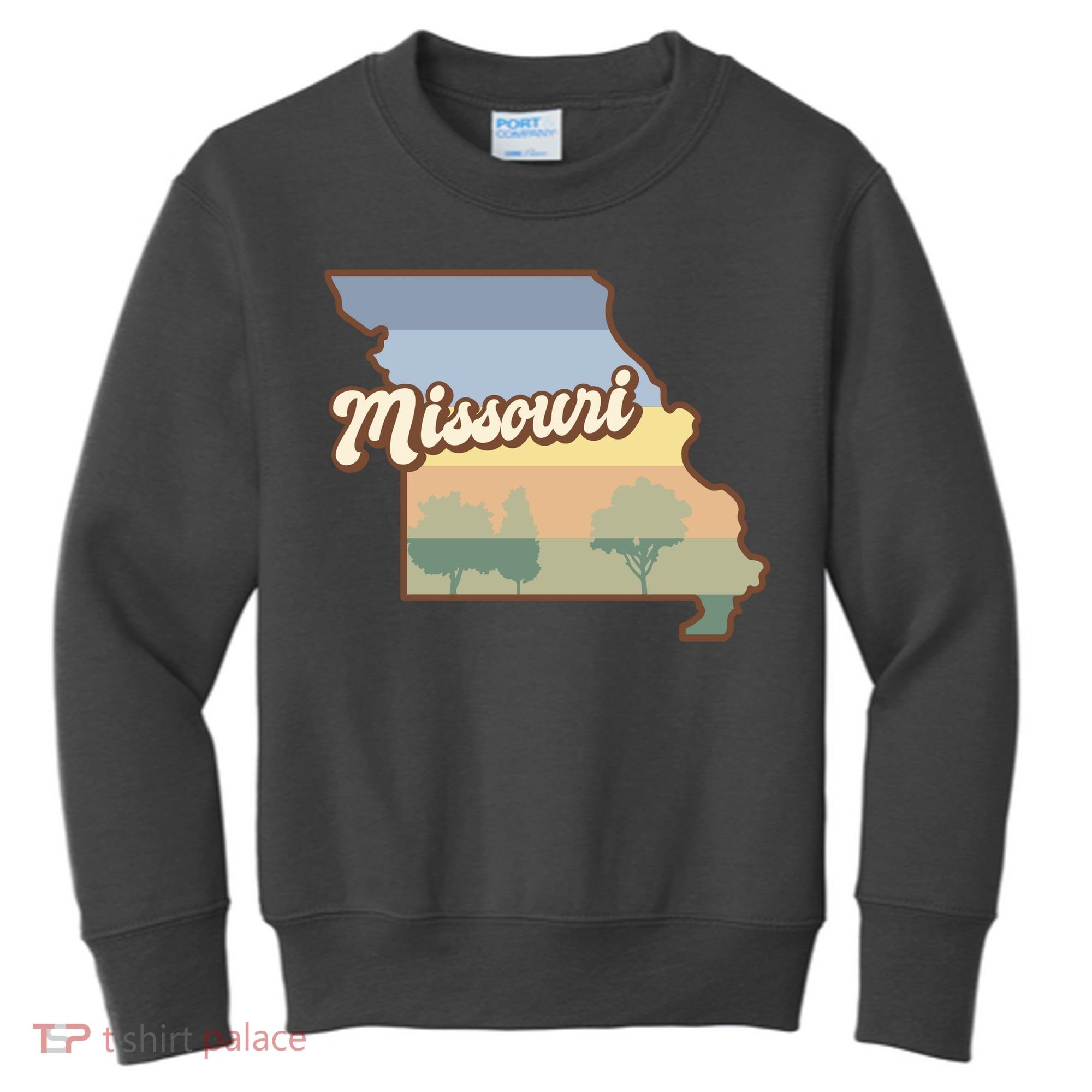 Retro Missouri Kids Sweatshirt