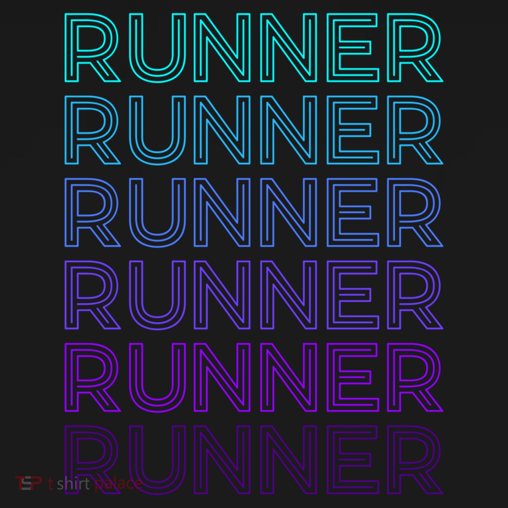 Runner Marathon Running Retro Gift Pajama Set