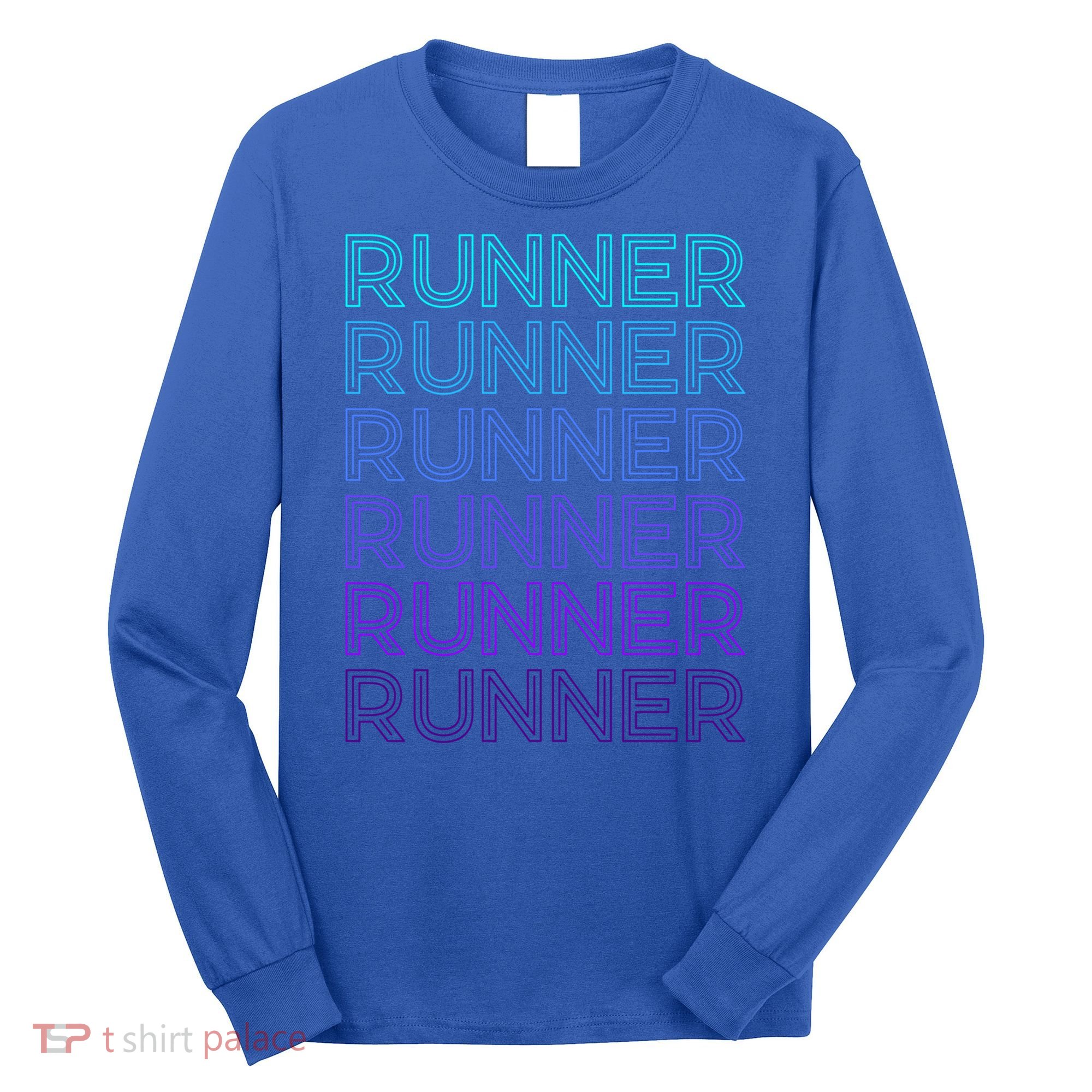Runner Marathon Running Retro Gift Long Sleeve Shirt