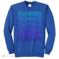 Runner Marathon Running Retro Gift Sweatshirt thumb 0