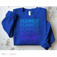 Runner Marathon Running Retro Gift Sweatshirt thumb 2