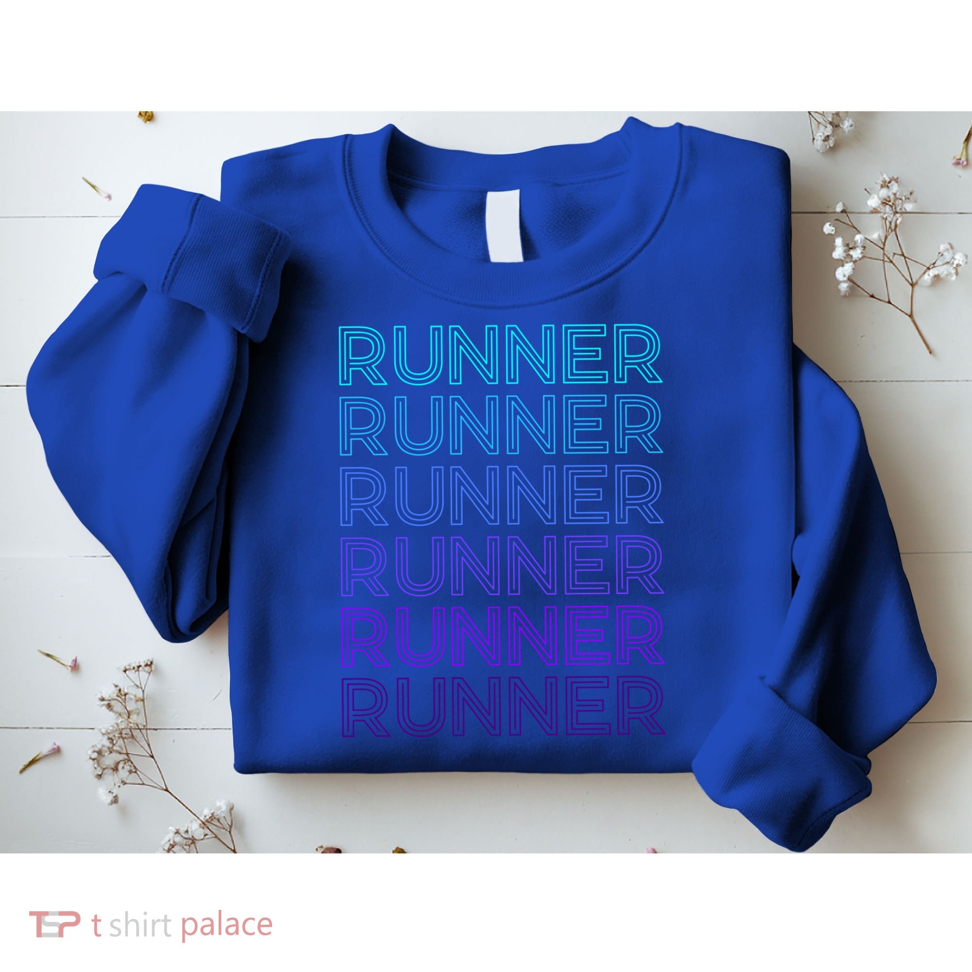 Runner Marathon Running Retro Gift Sweatshirt