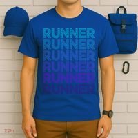 Runner Marathon Running Retro Gift T-Shirt thumb 6