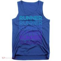 Runner Marathon Running Retro Gift Tank Top thumb 0