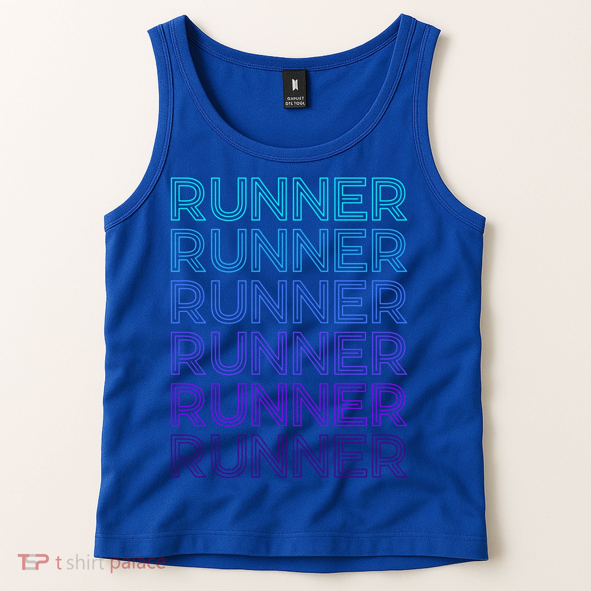 Runner Marathon Running Retro Gift Tank Top