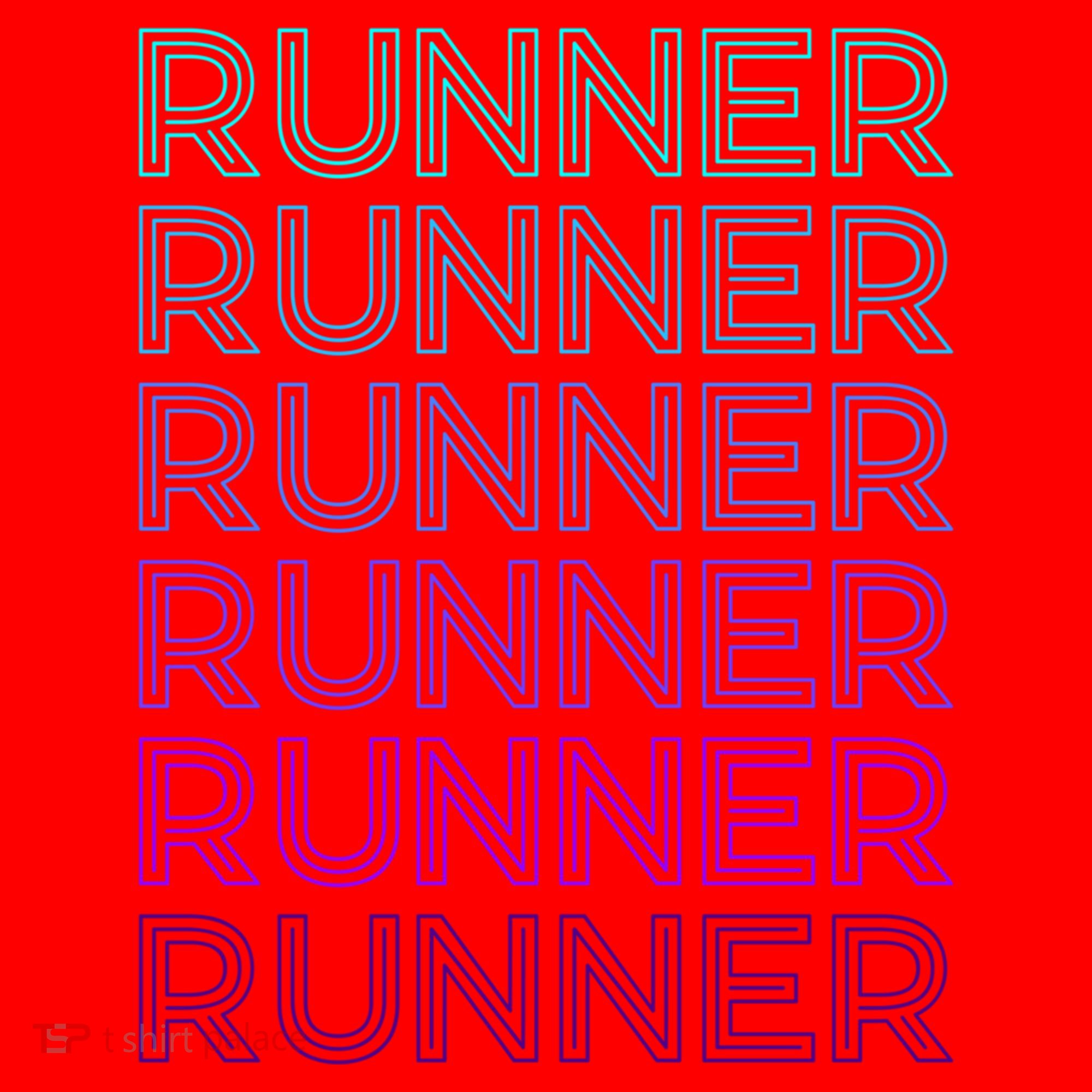 Runner Marathon Running Retro Gift Santa Hat