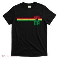 Reggae Music Rastafari Bless Up Lion Of Judah Rasta Gift T-Shirt thumb 0