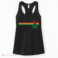 Reggae Music Rastafari Bless Up Lion Of Judah Rasta Gift Women's Tank Top thumb 0