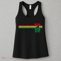 Reggae Music Rastafari Bless Up Lion Of Judah Rasta Gift Women's Tank Top thumb 3