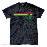 Reggae Music Rastafari Bless Up Lion Of Judah Rasta Gift Tie-Dye T-Shirt thumb 0
