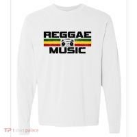 Reggae Music Rastafari Rasta Jamaica Gift Comfort Colors Heavyweight Long Sleeve T-Shirt thumb 0