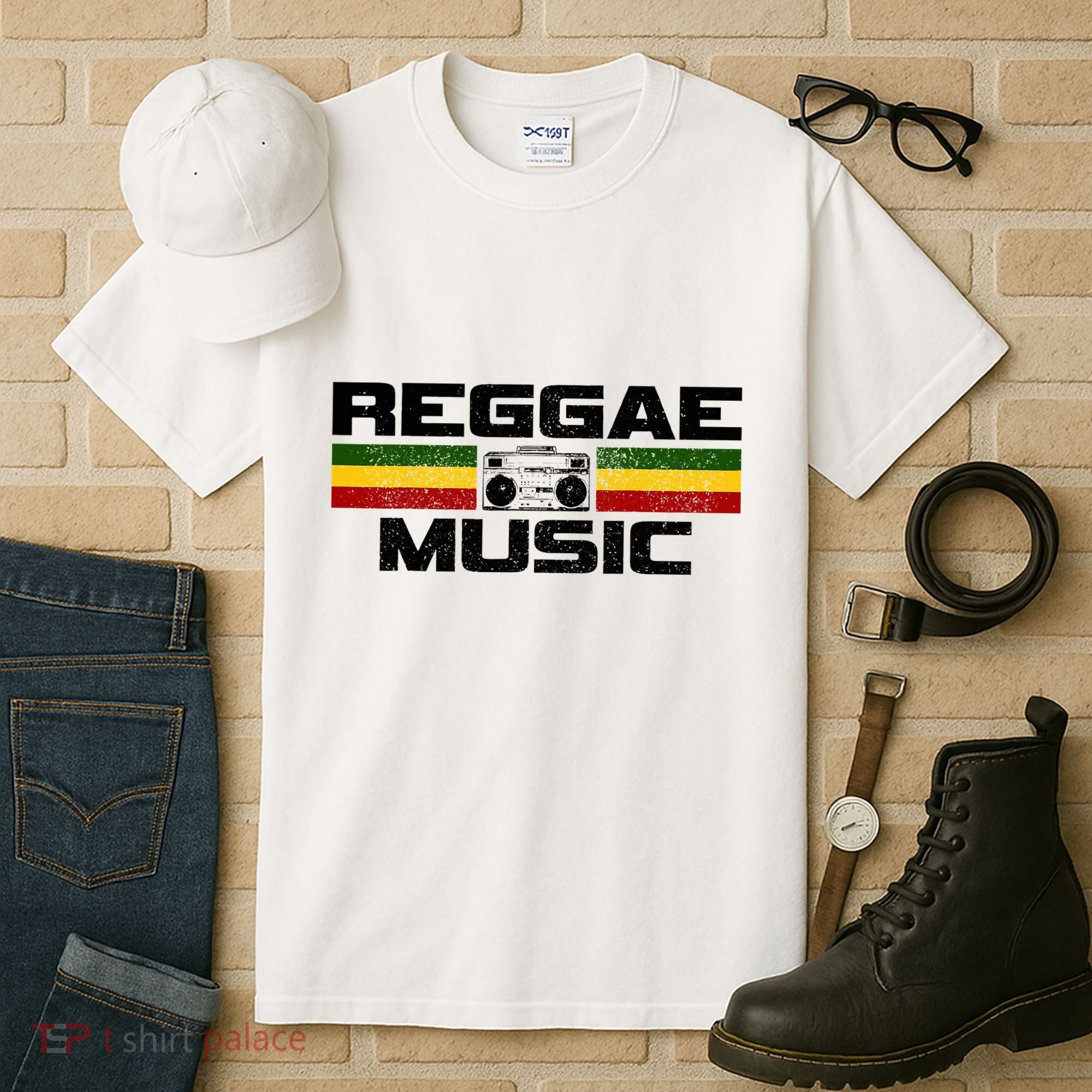 Reggae Music Rastafari Rasta Jamaica Gift Tall T-Shirt