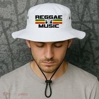 Reggae Music Rastafari Rasta Jamaica Gift Bucket Hat thumb 2