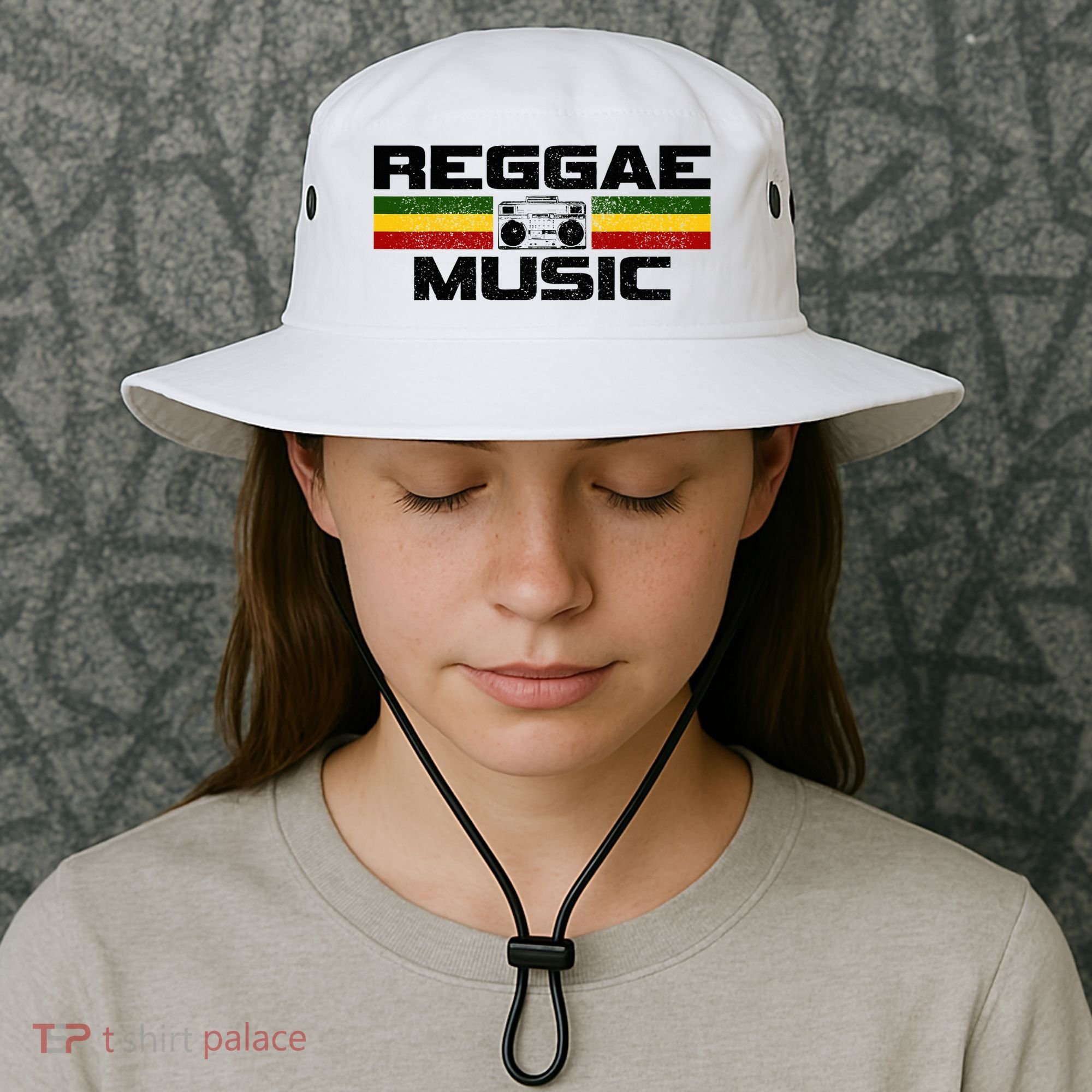 Reggae Music Rastafari Rasta Jamaica Gift Bucket Hat