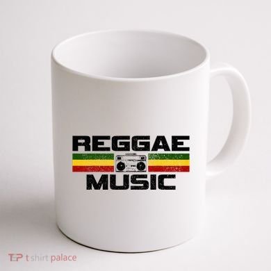 Reggae Music Rastafari Rasta Jamaica Gift Coffee Mug back