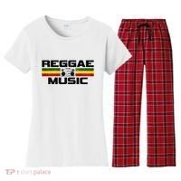 Reggae Music Rastafari Rasta Jamaica Gift Women's Flannel Pajama Set thumb 0