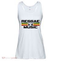 Reggae Music Rastafari Rasta Jamaica Gift Ladies Essential Flowy Tank thumb 0