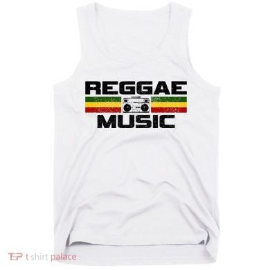 Reggae Music Rastafari Rasta Jamaica Gift Tank Top