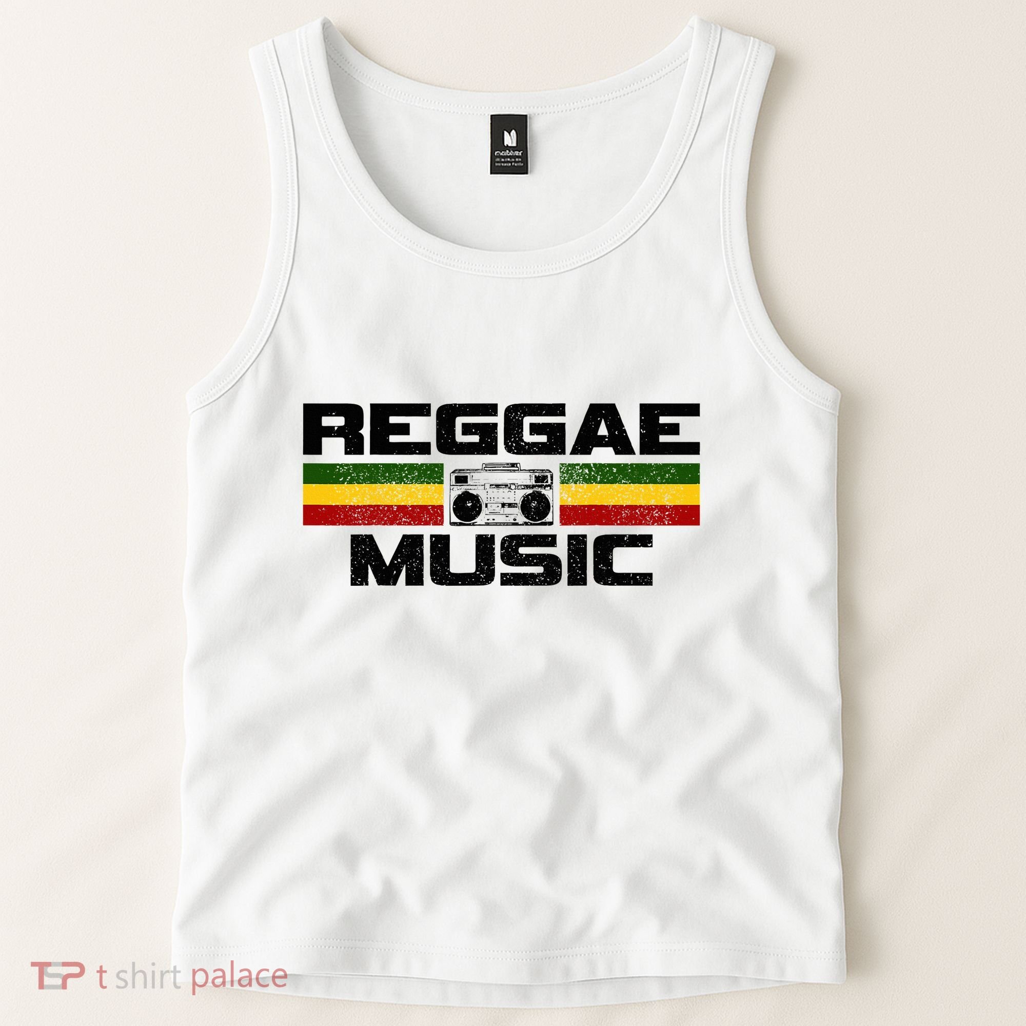 Reggae Music Rastafari Rasta Jamaica Gift Tank Top