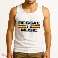 Reggae Music Rastafari Rasta Jamaica Gift Tank Top thumb 3