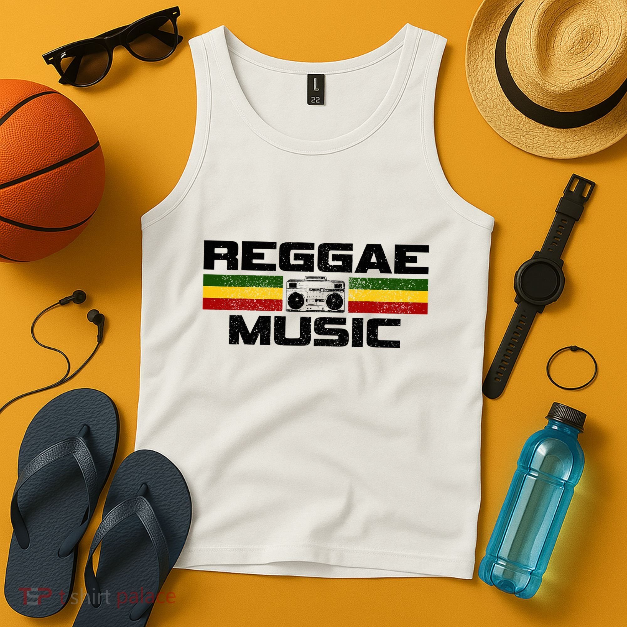 Reggae Music Rastafari Rasta Jamaica Gift Tank Top